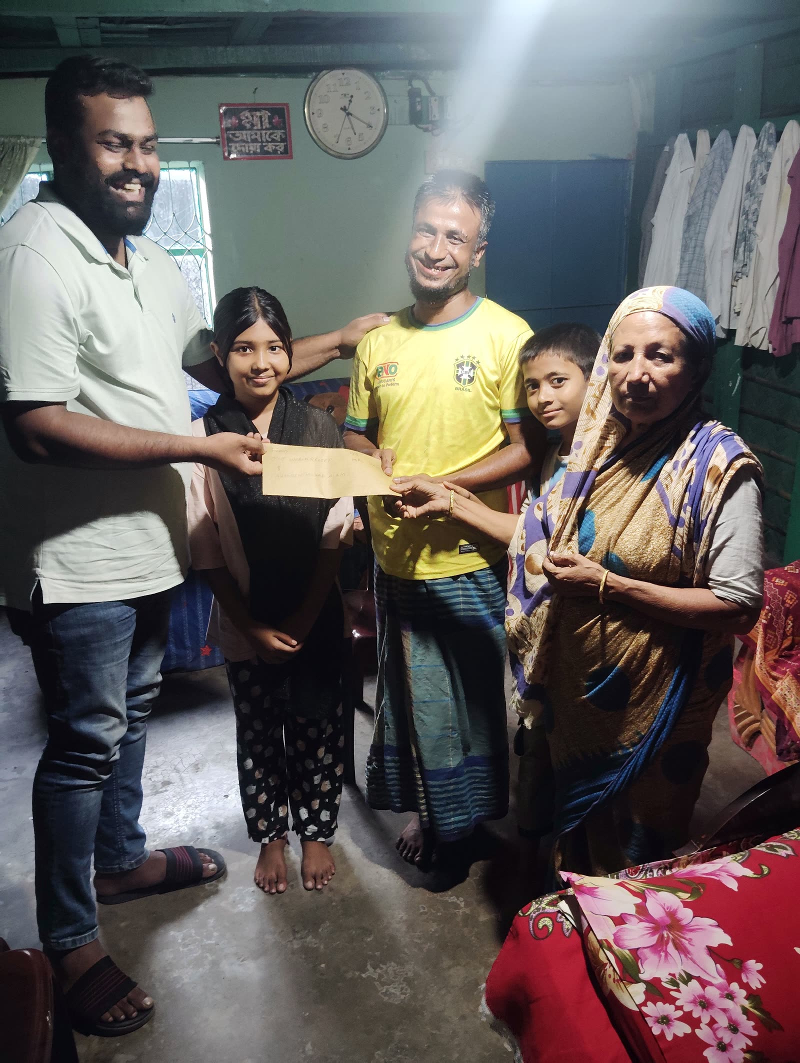 One World Relief livelihood support delivery for Case 002
